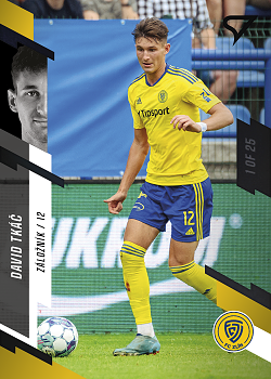 David Tkac Zlin SportZoo FORTUNA:LIGA 2023/24 1. serie Black /25 #182