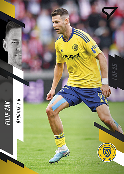 Filip Zak Zlin SportZoo FORTUNA:LIGA 2023/24 1. serie Black /25 #186