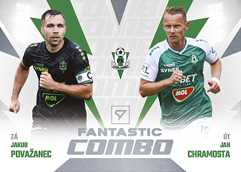 Povazanec - Chramosta Jablonec SportZoo FORTUNA:LIGA 2023/24 1. serie Fantastic Combo #FC-15