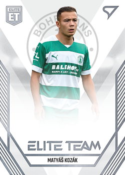 Matyas Kozak Bohemians Praha SportZoo FORTUNA:LIGA 2023/24 1. serie Elite Team #ET-12