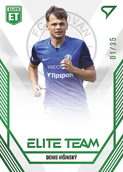 Denis Visinsky Liberec SportZoo FORTUNA:LIGA 2023/24 1. serie Elite Team /35 #ET-18