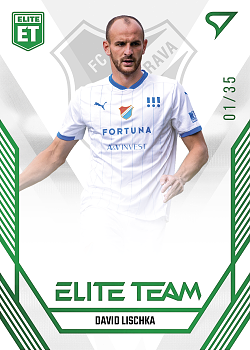 David Lischka Banik Ostrava SportZoo FORTUNA:LIGA 2023/24 1. serie Elite Team /35 #ET-25