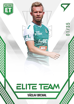 Vaclav Drchal Jablonec SportZoo FORTUNA:LIGA 2023/24 1. serie Elite Team /35 #ET-30