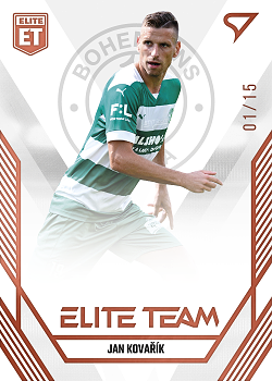 Jan Kovarik Bohemians Praha SportZoo FORTUNA:LIGA 2023/24 1. serie Elite Team /15 #ET-11