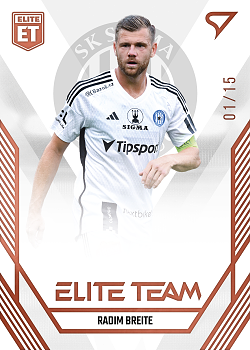 Radim Breite Sigma Olomouc SportZoo FORTUNA:LIGA 2023/24 1. serie Elite Team /15 #ET-16
