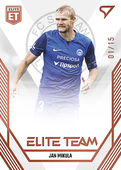 Jan Mikula Liberec SportZoo FORTUNA:LIGA 2023/24 1. serie Elite Team /15 #ET-17