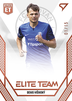 Denis Visinsky Liberec SportZoo FORTUNA:LIGA 2023/24 1. serie Elite Team /15 #ET-18
