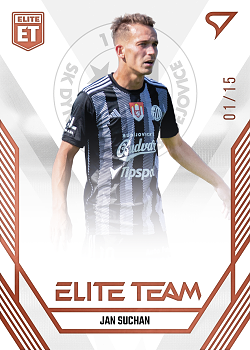 Jan Suchan Ceske Budejovice SportZoo FORTUNA:LIGA 2023/24 1. serie Elite Team /15 #ET-24