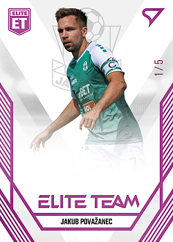 Jakub Povazanec Jablonec SportZoo FORTUNA:LIGA 2023/24 1. serie Elite Team /5 #ET-29
