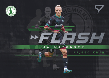 Jan Matousek SportZoo FORTUNA:LIGA 2023/24 1. serie Flash #FS-05
