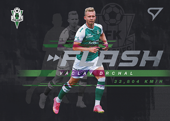 Vaclav Drchal SportZoo FORTUNA:LIGA 2023/24 1. serie Flash #FS-15