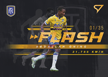 Abdallah Gning Teplice SportZoo FORTUNA:LIGA 2023/24 1. serie Flash Limited /35 #FS-14
