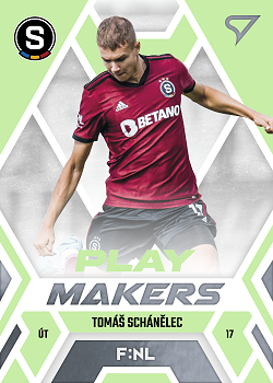 Tomas Schanelec Sparta Praha SportZoo FORTUNA:LIGA 2023/24 1. serie F:NL Playmakers #NL-09