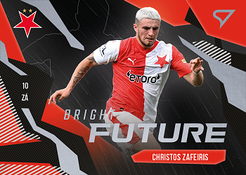 Christos Zafeiris Slavia Praha SportZoo FORTUNA:LIGA 2023/24 1. serie Bright Future #BF-3