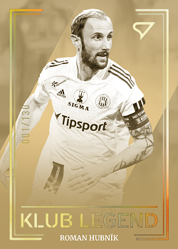 Roman Hubnik Sigma Olomouc SportZoo FORTUNA:LIGA 2023/24 1. serie Klub Legend /130 #KL30