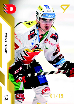 Michal Rouha Pardubice Tipsport ELH 2022/23 SportZoo 2. serie Gold /19 #299