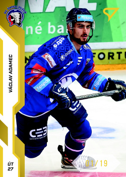 Vaclav Adamec Plzen Tipsport ELH 2022/23 SportZoo 2. serie Gold /19 #317