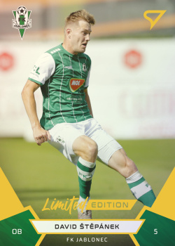 David Stepanek Jablonec SportZoo FORTUNA:LIGA 2021/22 2. serie Gold /99 #273