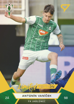 Antonin Vanicek Jablonec SportZoo FORTUNA:LIGA 2021/22 2. serie Gold /99 #277