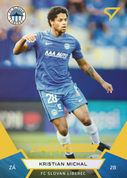 Kristian Michal Slovan Liberec SportZoo FORTUNA:LIGA 2021/22 2. serie Gold /99 #257