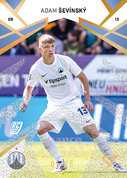 Adam Sevinsky Liberec SportZoo Chance Liga 2024/25 2. serie Gold Glitter /25 #288