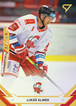 Lukas Klimek Olomouc Tipsport ELH 2021/22 SportZoo 2. serie Gold /19 #324