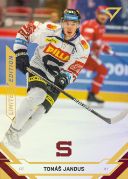 Tomas Jandus Sparta Tipsport ELH 2021/22 SportZoo 2. serie Gold /19 #289