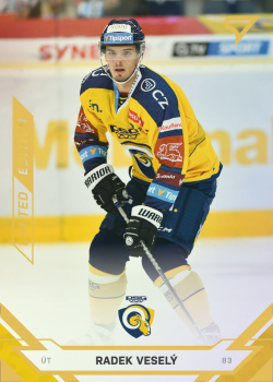 Radek Vesely Zlin Tipsport ELH 2021/22 SportZoo 2. serie Gold /19 #362