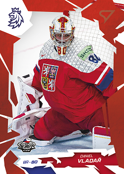 Daniel Vladar Reprezentace Hokejove Cesko 2026 SportZoo Scarlet Red #03