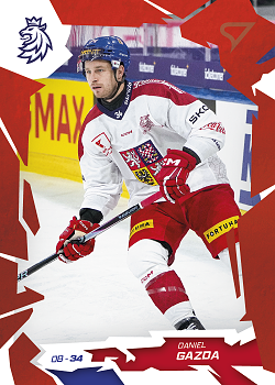 Daniel Gazda Reprezentace Hokejove Cesko 2026 SportZoo Scarlet Red #08