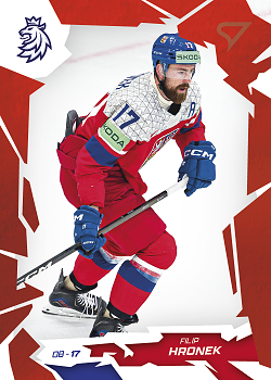 Filip Hronek Reprezentace Hokejove Cesko 2026 SportZoo Scarlet Red #11