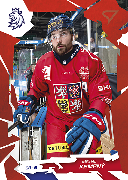 Michal Kempny Reprezentace Hokejove Cesko 2026 SportZoo Scarlet Red #12