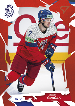 David Spacek Reprezentace Hokejove Cesko 2026 SportZoo Scarlet Red #21