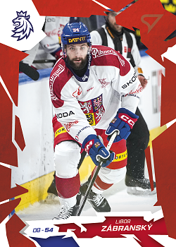 Libor Zabransky Reprezentace Hokejove Cesko 2026 SportZoo Scarlet Red #23