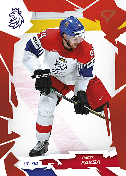Radek Faksa Reprezentace Hokejove Cesko 2026 SportZoo Scarlet Red #27