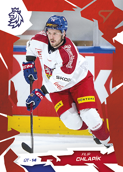 Filip Chlapik Reprezentace Hokejove Cesko 2026 SportZoo Scarlet Red #31