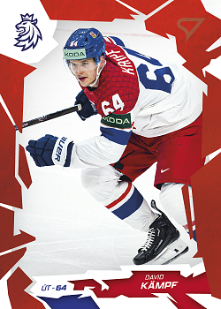 David Kampf Reprezentace Hokejove Cesko 2026 SportZoo Scarlet Red #32