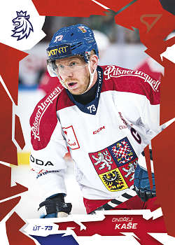 Ondrej Kase Reprezentace Hokejove Cesko 2026 SportZoo Scarlet Red #34