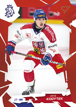 Petr Kodytek Reprezentace Hokejove Cesko 2026 SportZoo Scarlet Red #35