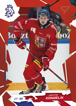 Jachym Kondelik Reprezentace Hokejove Cesko 2026 SportZoo Scarlet Red #36