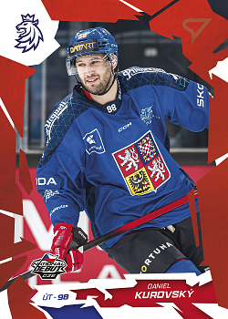 Daniel Kurovsky Reprezentace Hokejove Cesko 2026 SportZoo Scarlet Red #40