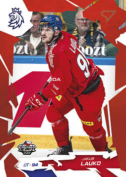 Jakub Lauko Reprezentace Hokejove Cesko 2026 SportZoo Scarlet Red #41