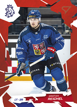 Kristian Reichel Reprezentace Hokejove Cesko 2026 SportZoo Scarlet Red #45