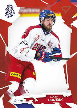 Lukas Rousek Reprezentace Hokejove Cesko 2026 SportZoo Scarlet Red #46