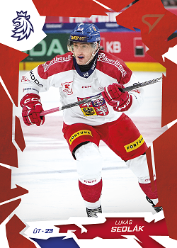 Lukas Sedlak Reprezentace Hokejove Cesko 2026 SportZoo Scarlet Red #47