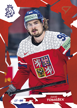 David Tomasek Reprezentace Hokejove Cesko 2026 SportZoo Scarlet Red #50