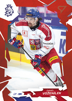 Daniel Vozenilek Reprezentace Hokejove Cesko 2026 SportZoo Scarlet Red #51
