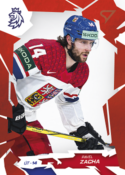 Pavel Zacha Reprezentace Hokejove Cesko 2026 SportZoo Scarlet Red #52