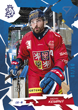 Michal Kempny Reprezentace Hokejove Cesko 2026 SportZoo Cobalt Blue /50 #12