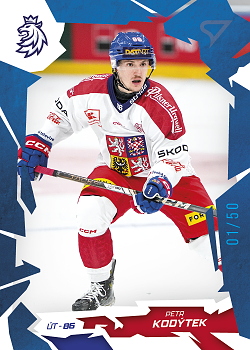 Petr Kodytek Reprezentace Hokejove Cesko 2026 SportZoo Cobalt Blue /50 #35